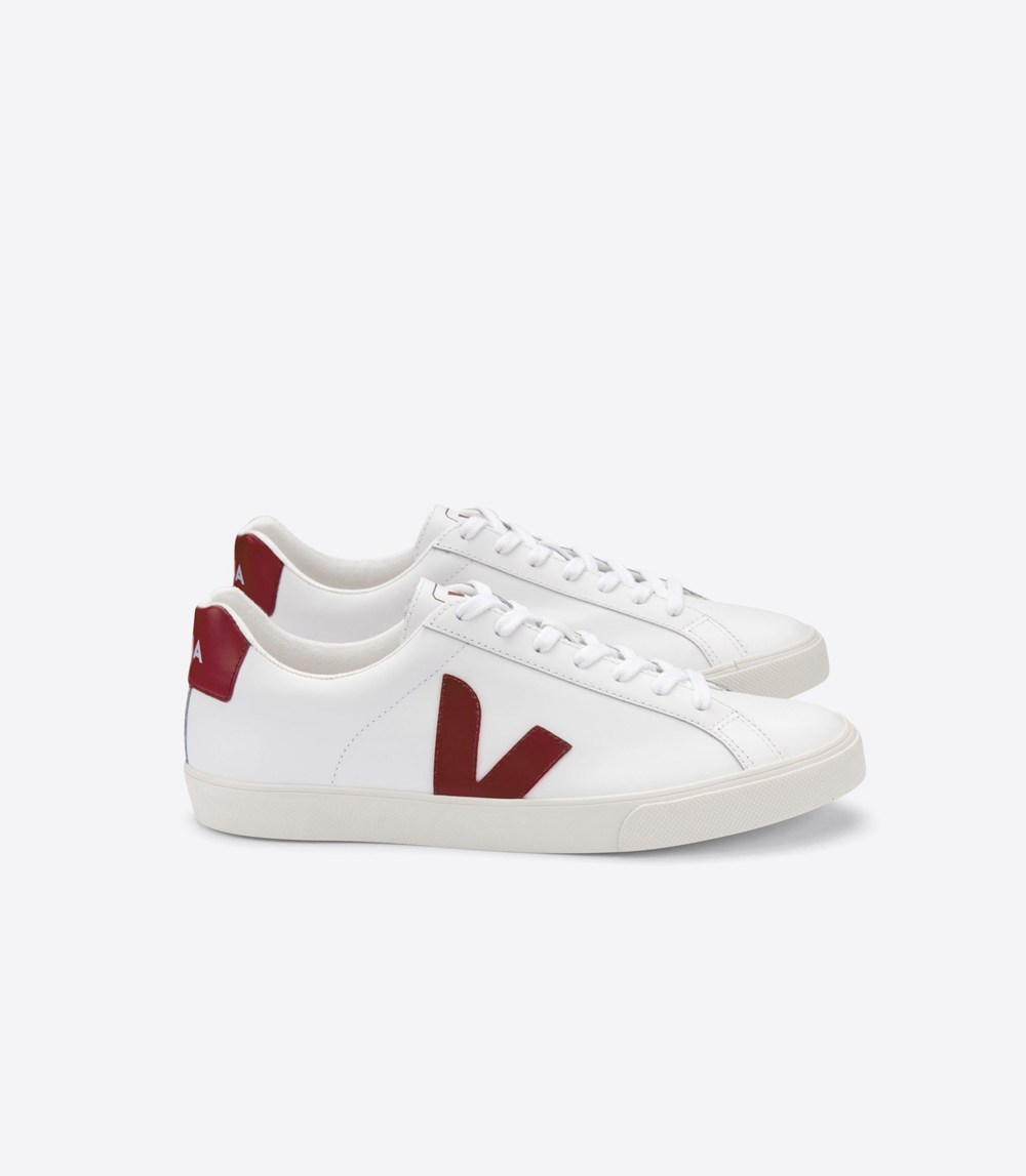 Tenis Veja Hombre - Esplar Cuero - Blancos - 982FJEKVT